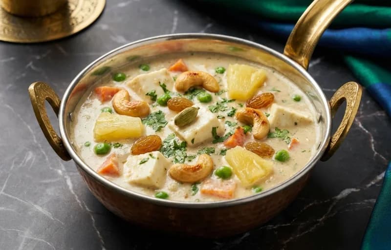 Navratan Korma with Roomali Roti - Recipe 1