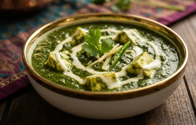 Palak Paneer, Cauliflower Rice and Kachumber Salad - Recipe 1