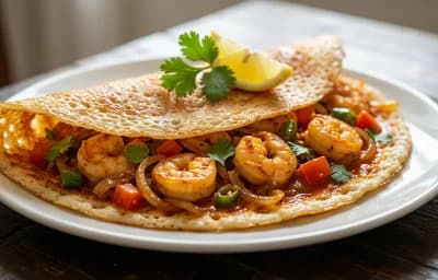 Prawn Masala Dosa