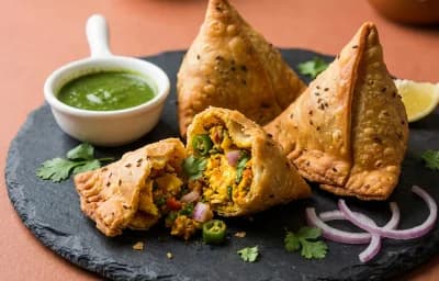 Rajasthani Egg Samosa