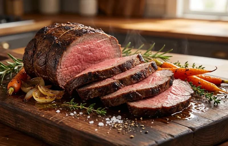 Roast Beef, Yorkshire Pudding, Brown Gravy and Roasted Asparagus - Recipe 1