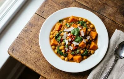 Sweet Potato and Chickpea Curry