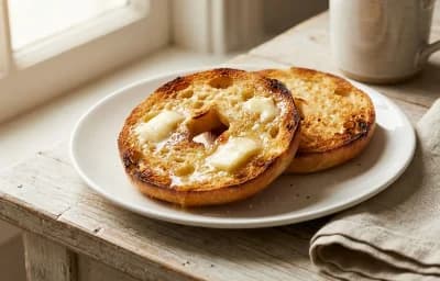 Toasted Bagel with Butter