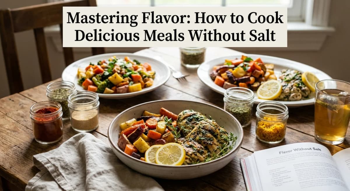 Mastering Flavor: How to Cook Delicious Meals Without Salt