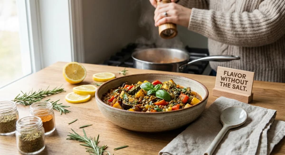 How to Reduce Sodium When Cooking at Home: Flavor Without the Salt