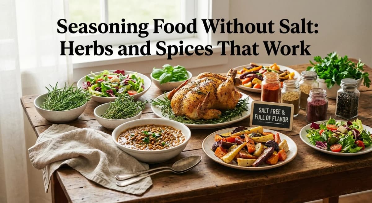 Seasoning Food Without Salt: Herbs and Spices That Work