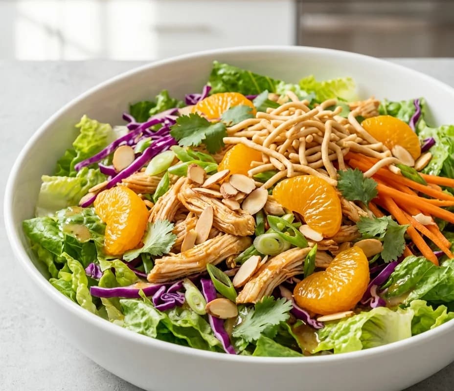 Asian Chicken Salad with Mandarin Oranges