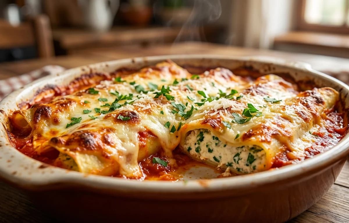 Baked Manicotti