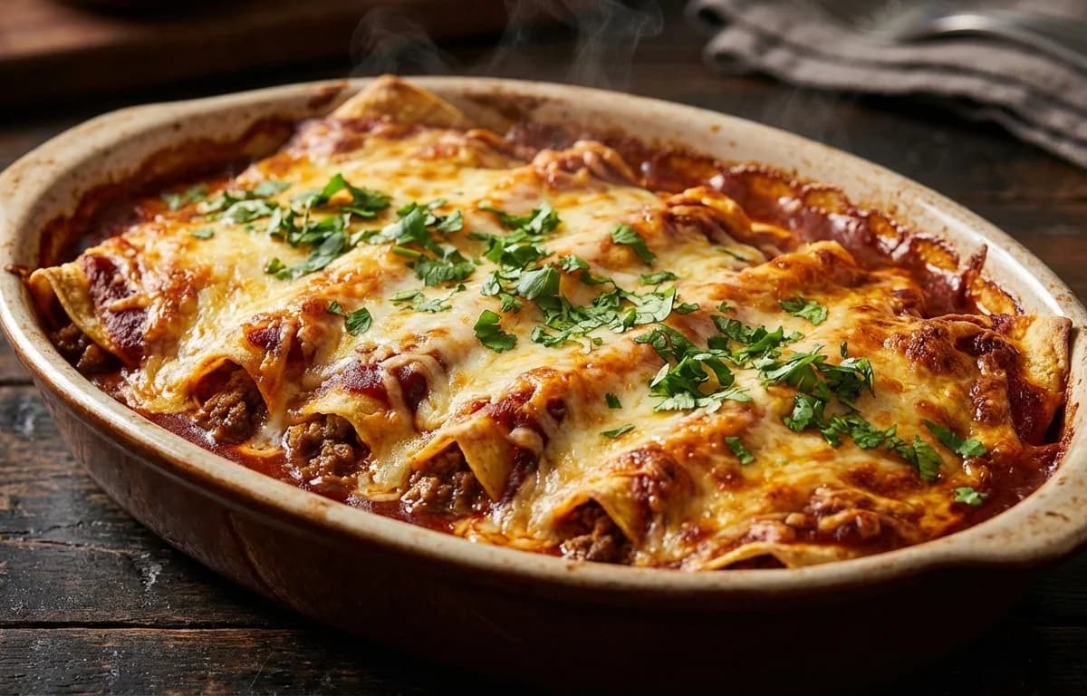 Beef Enchilada Casserole