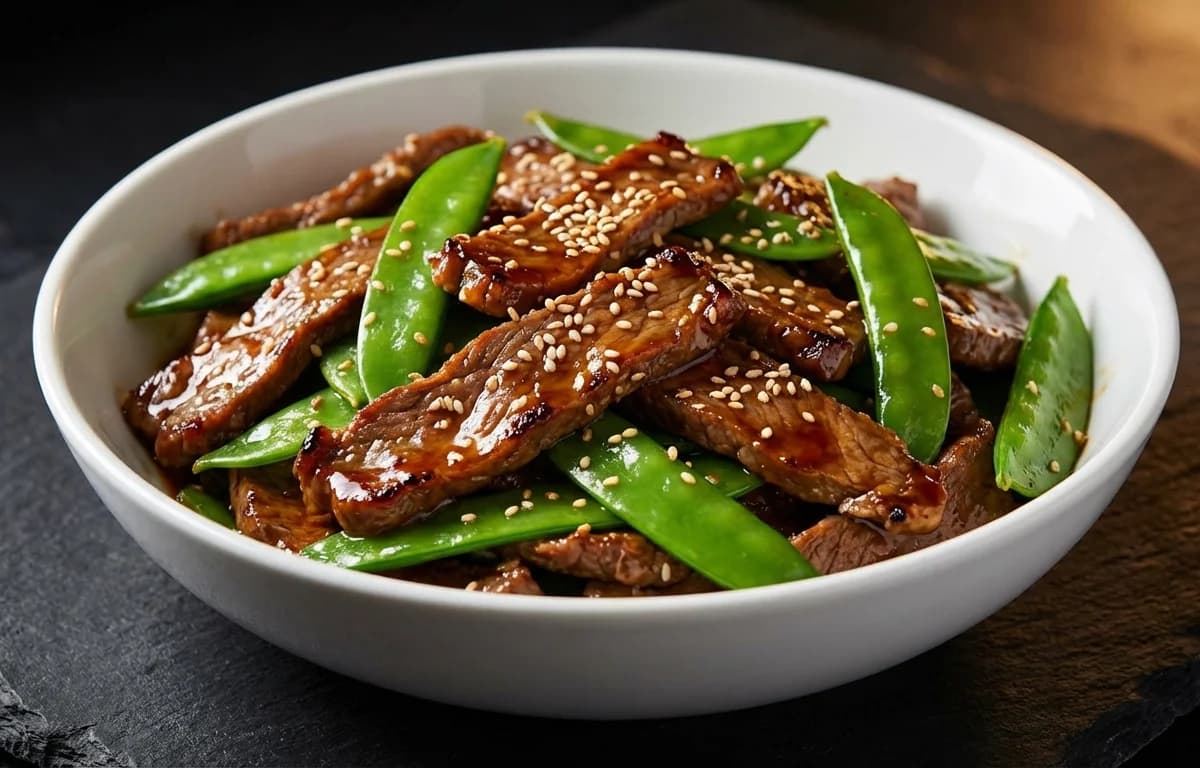Beef with Snow Peas