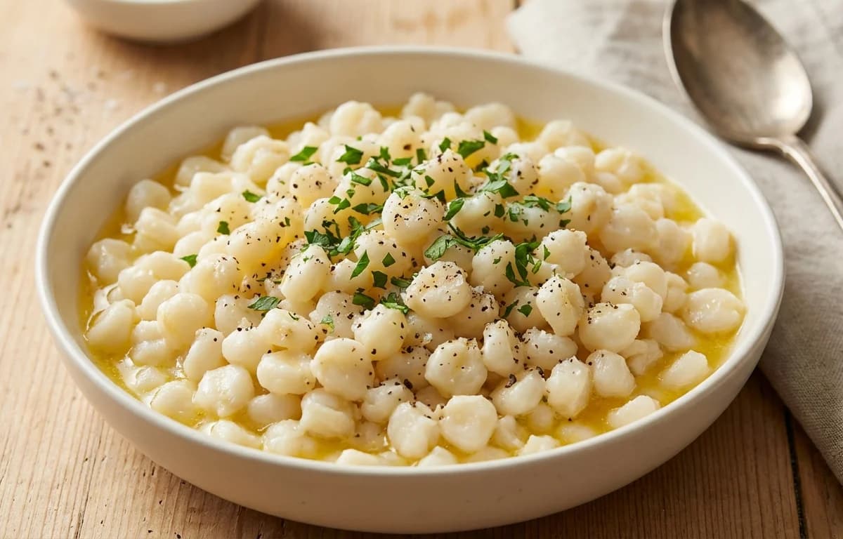 Buttered Hominy