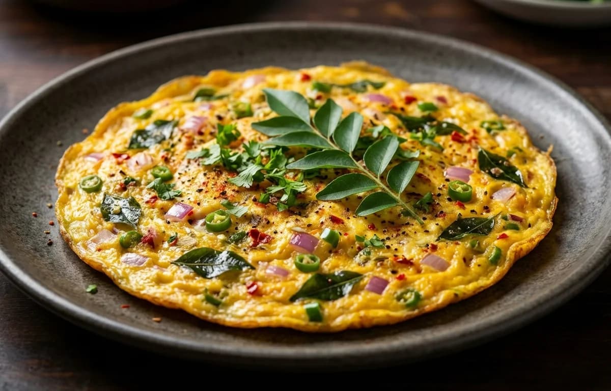 Chettinad Egg Omelette