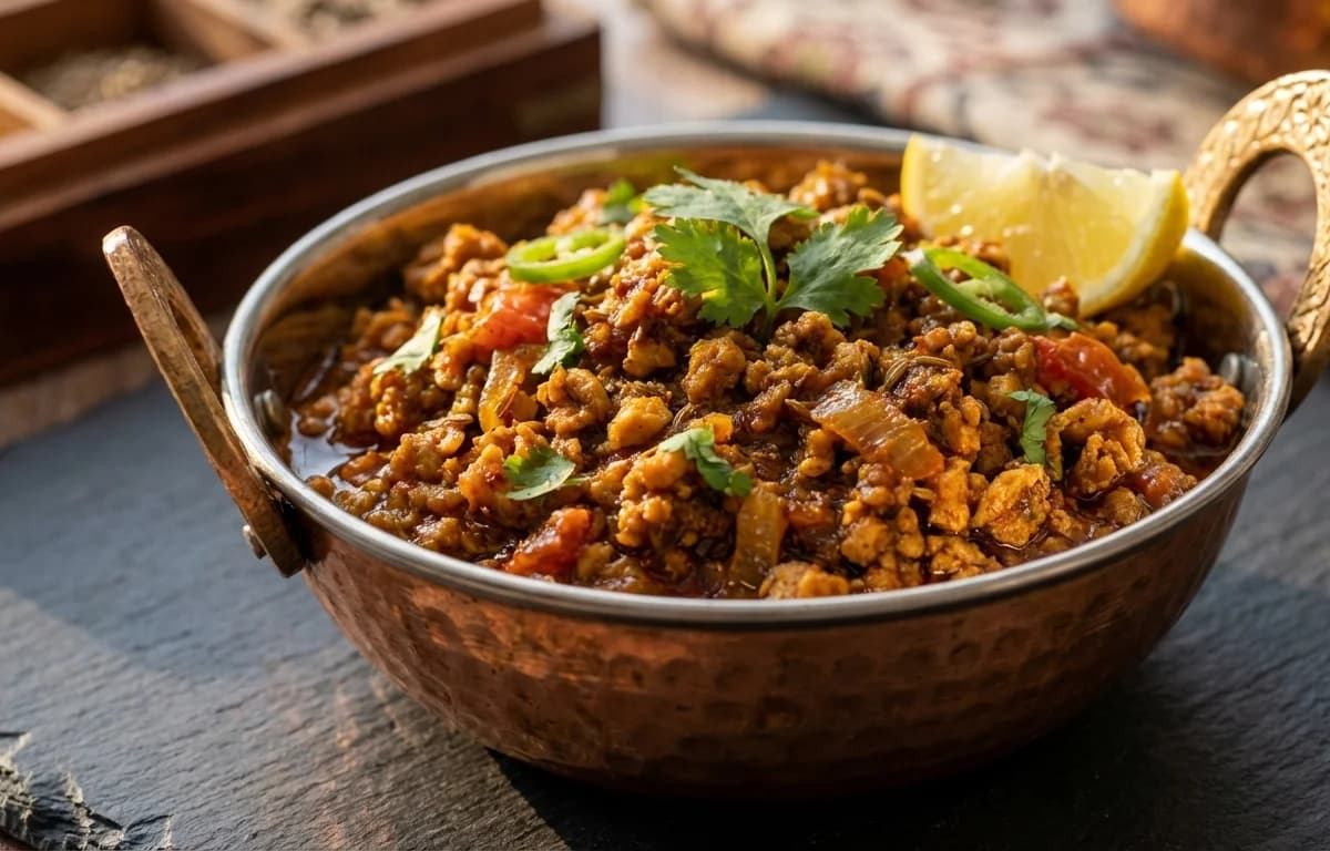 Chicken Keema Topping