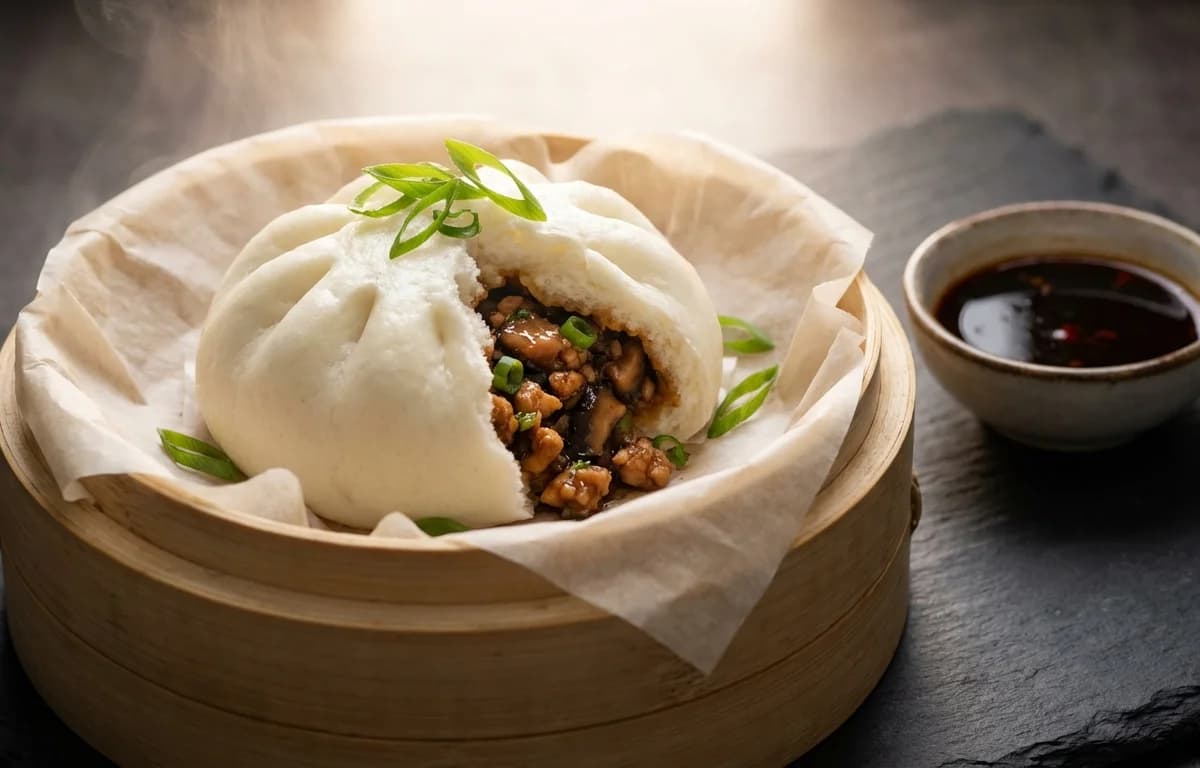 Chicken Mushroom Bao