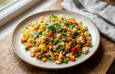 One-Pot Egg White Fried Rice