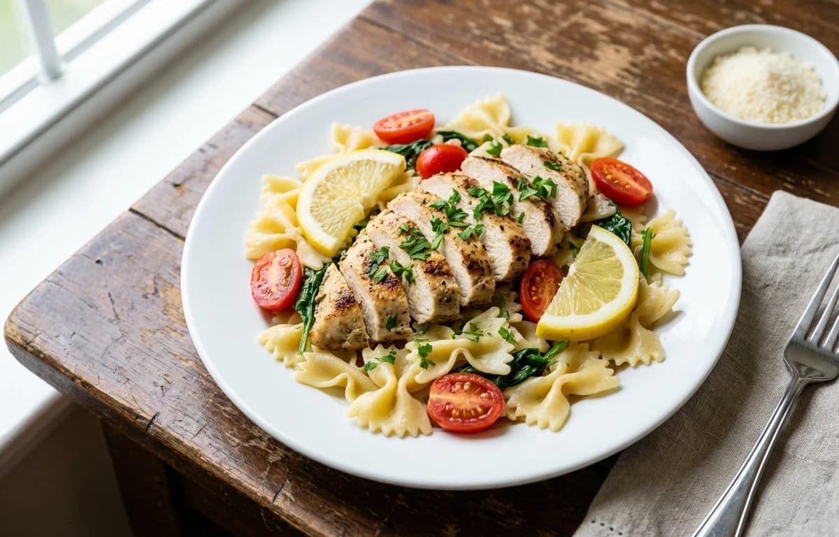 One-Pot Lemon Herb Chicken Pasta