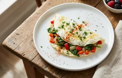 Veggie Egg White Omelet