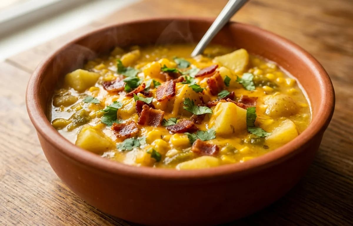 Corn and Green Chile Chowder