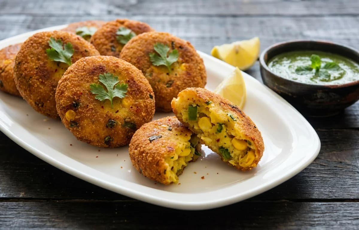 Egg Corn Cutlets