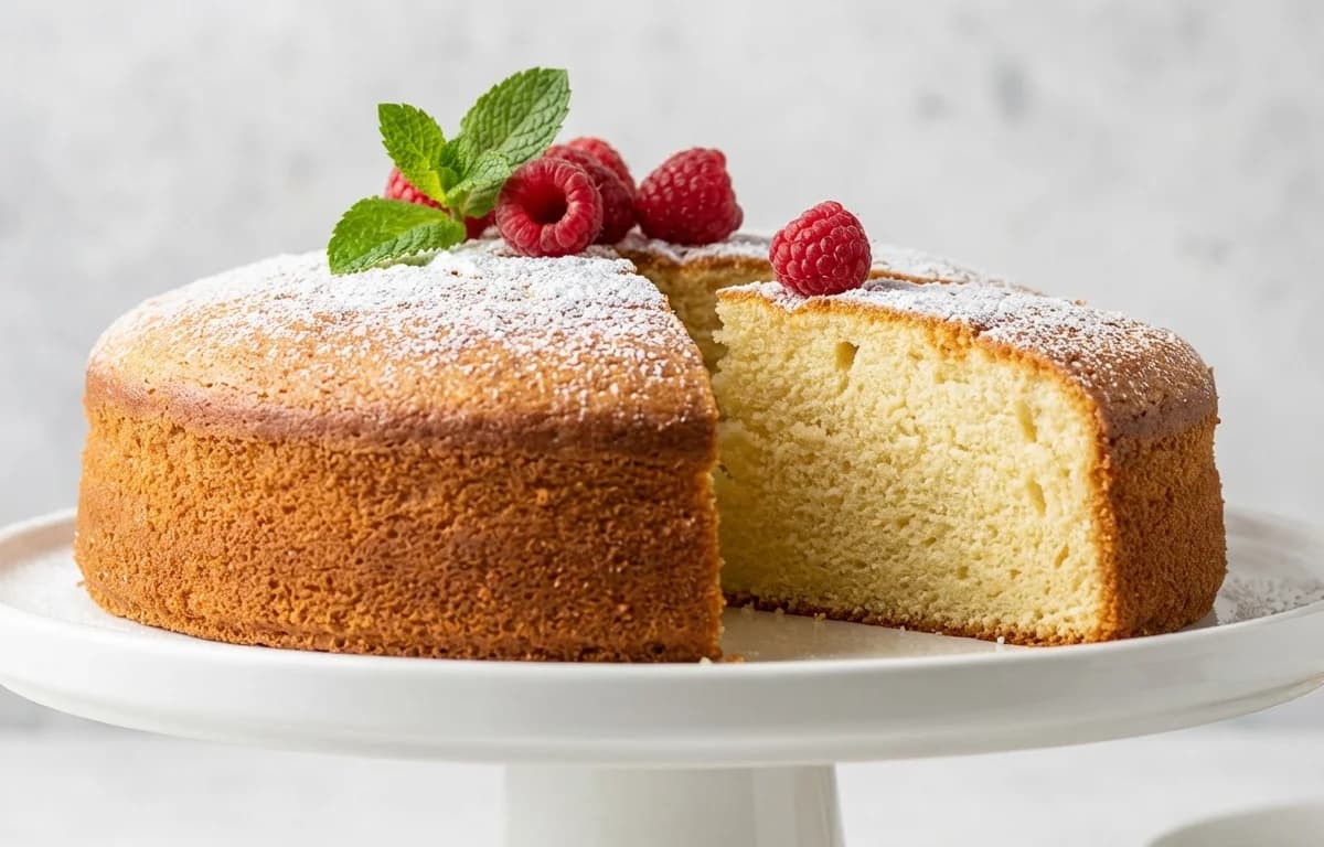 Eggless Sponge Cake