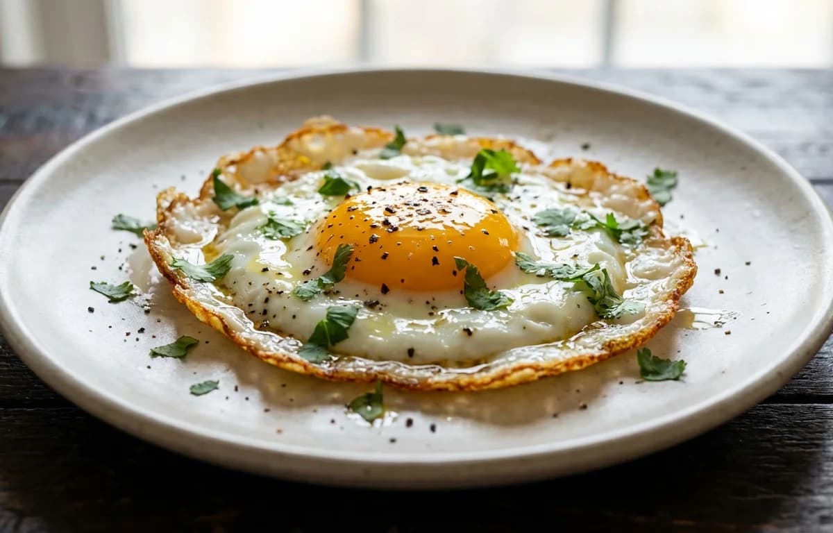Fried Egg with Black Pepper