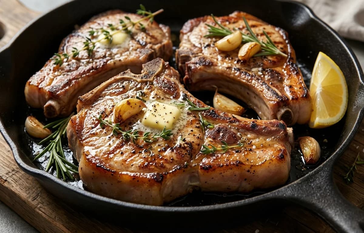 Garlic Herb Pork Chops