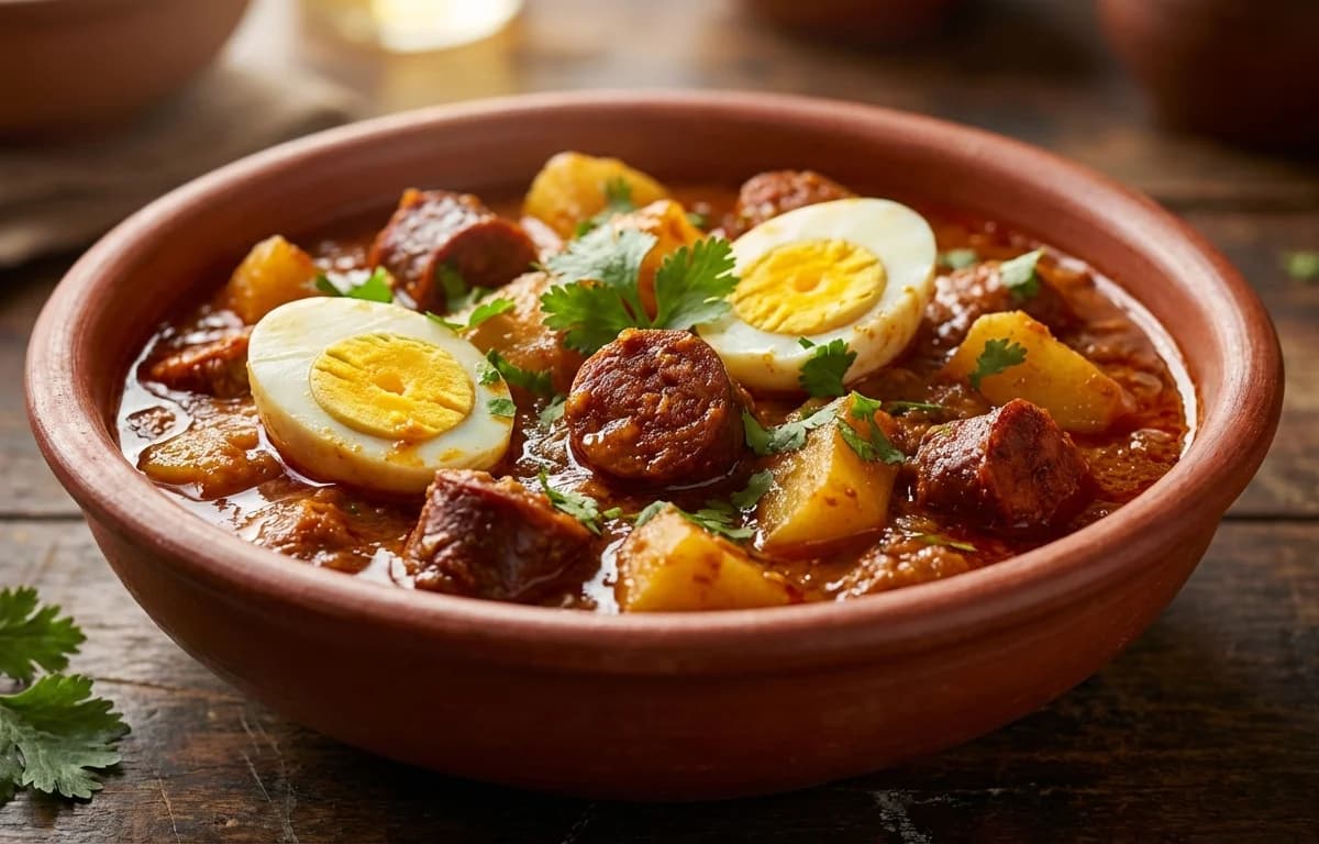 Goan Sausage and Egg Masala