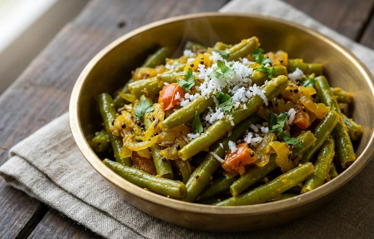 Green Bean Bhaji