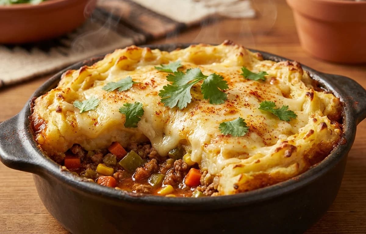 Green Chile Shepherd's Pie