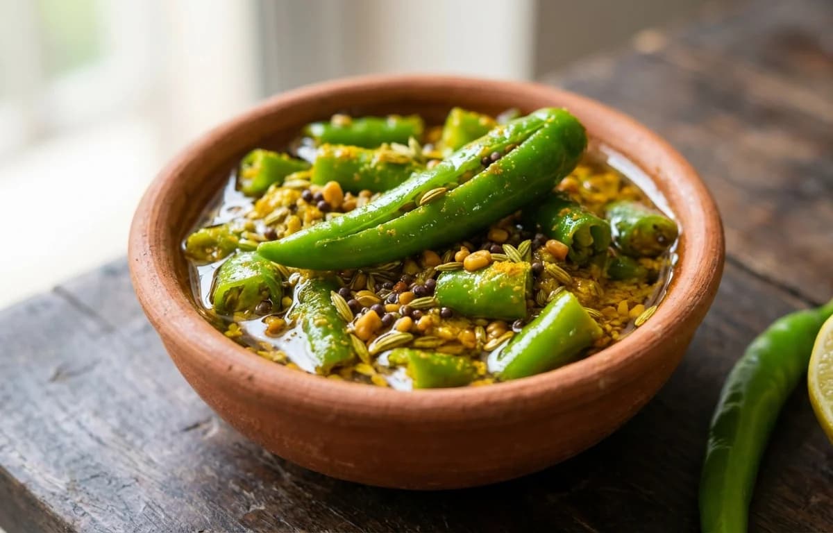 Green Chilli Pickle