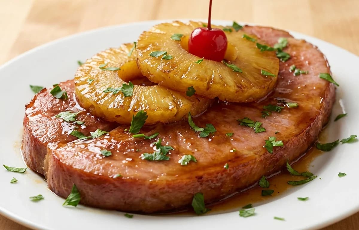 Ham Steak with Pineapple