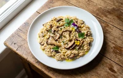 Creamy Mushroom Orzo