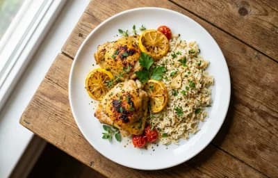 Lemon Herb Chicken and Rice
