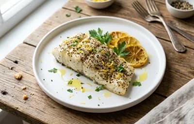Lemon-Pepper Baked Cod