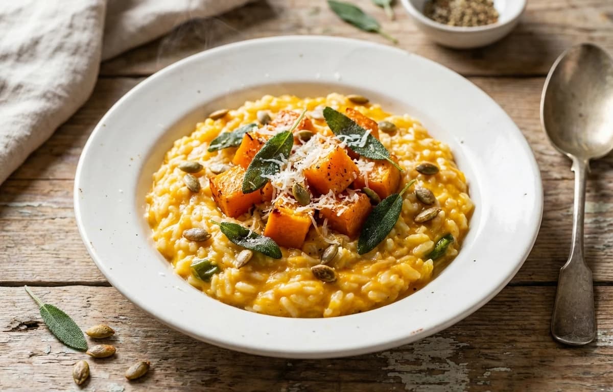 Pumpkin Sage Risotto