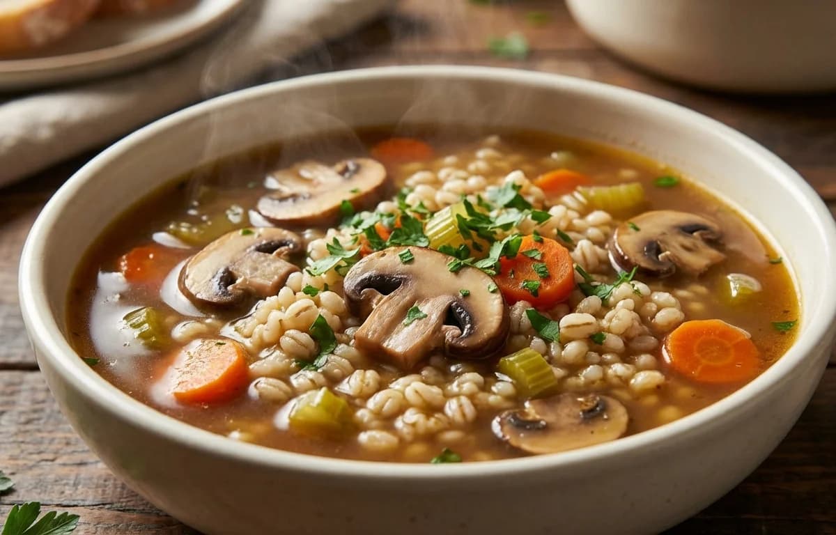 Mushroom Barley Soup