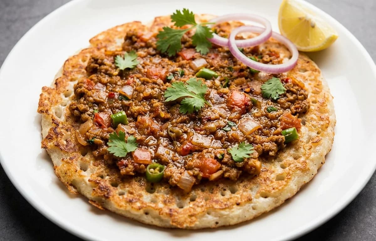 Mutton Keema Uthappam