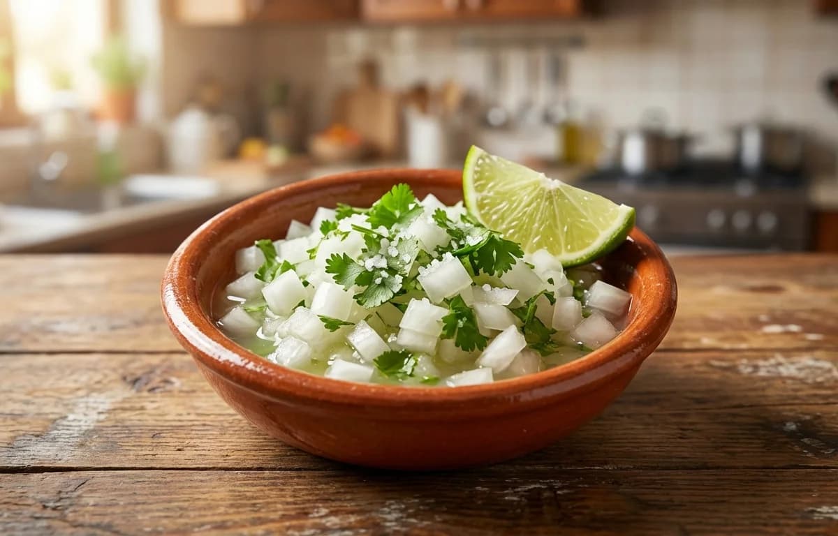 Onion Cilantro Taco Topping