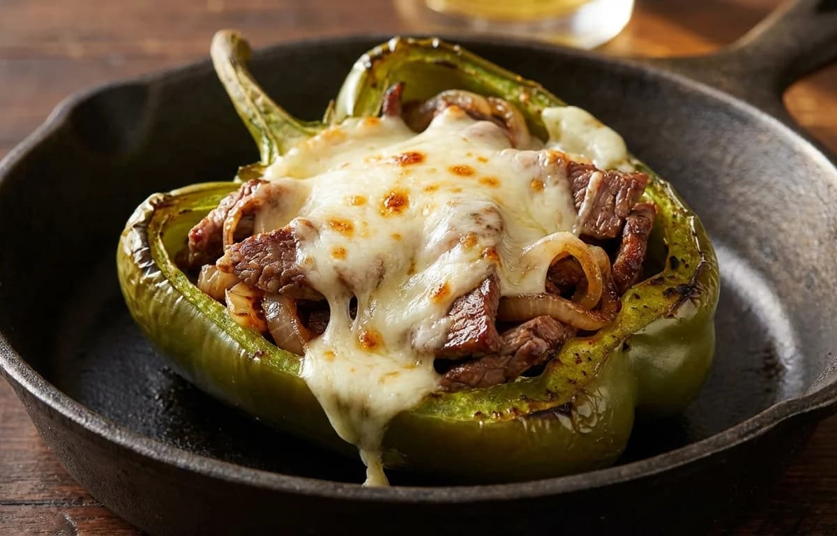 Philly Cheesesteak Stuffed Peppers