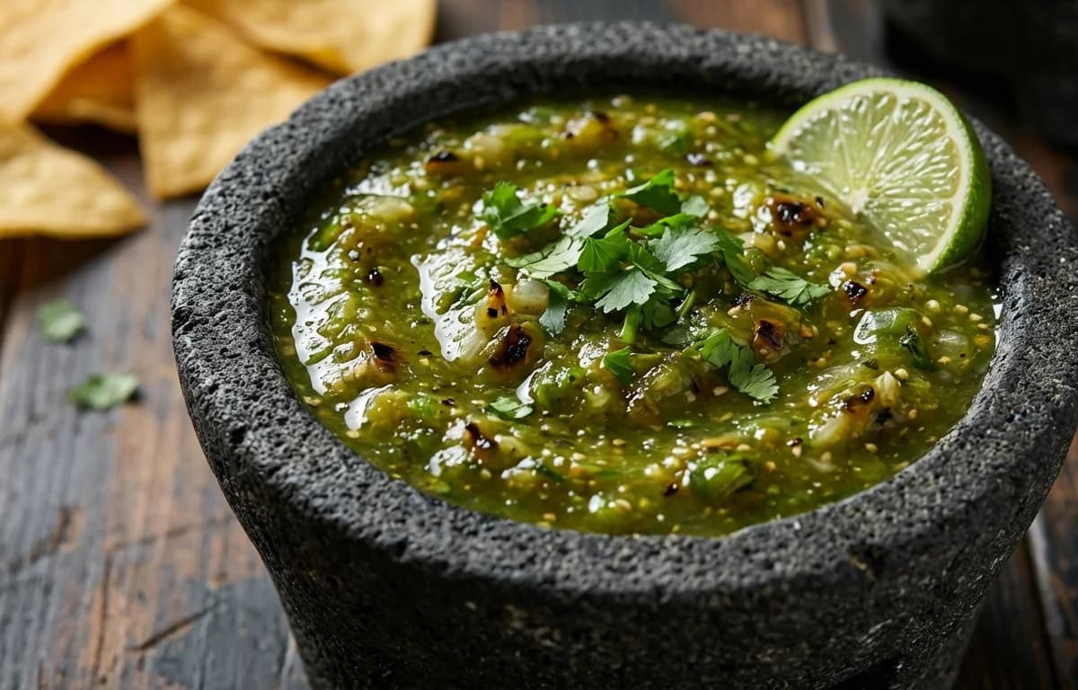 Roasted Tomatillo Salsa Verde