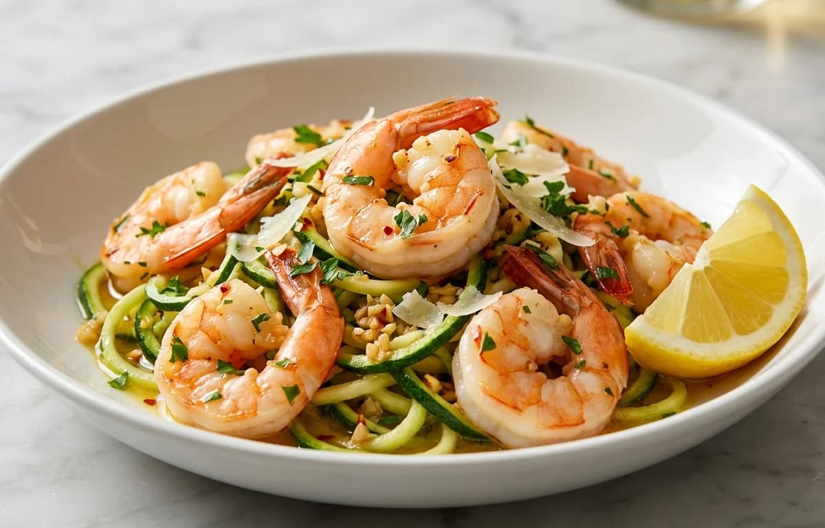 Shrimp Scampi with Zucchini Noodles
