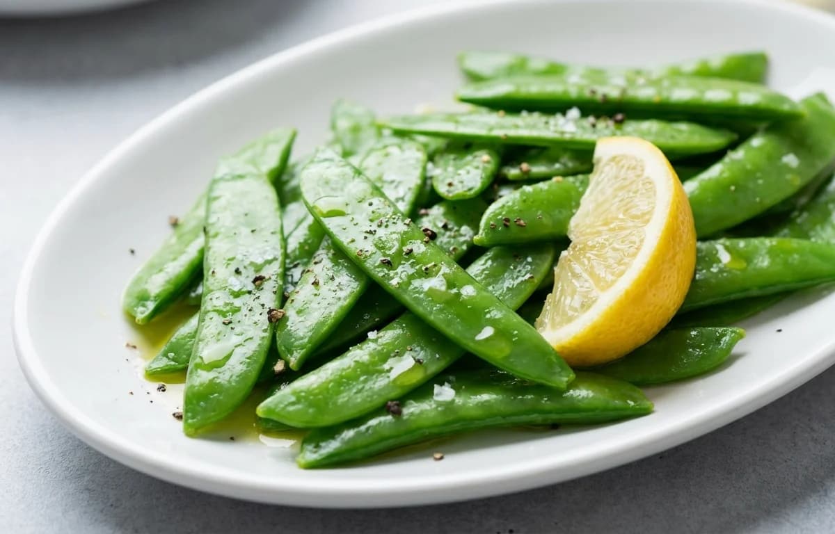 Steamed Snow Peas