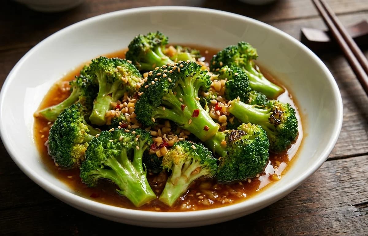Stir-Fried Broccoli with Garlic Sauce