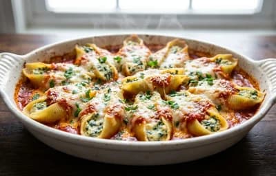 Stuffed Shells with Ricotta and Spinach