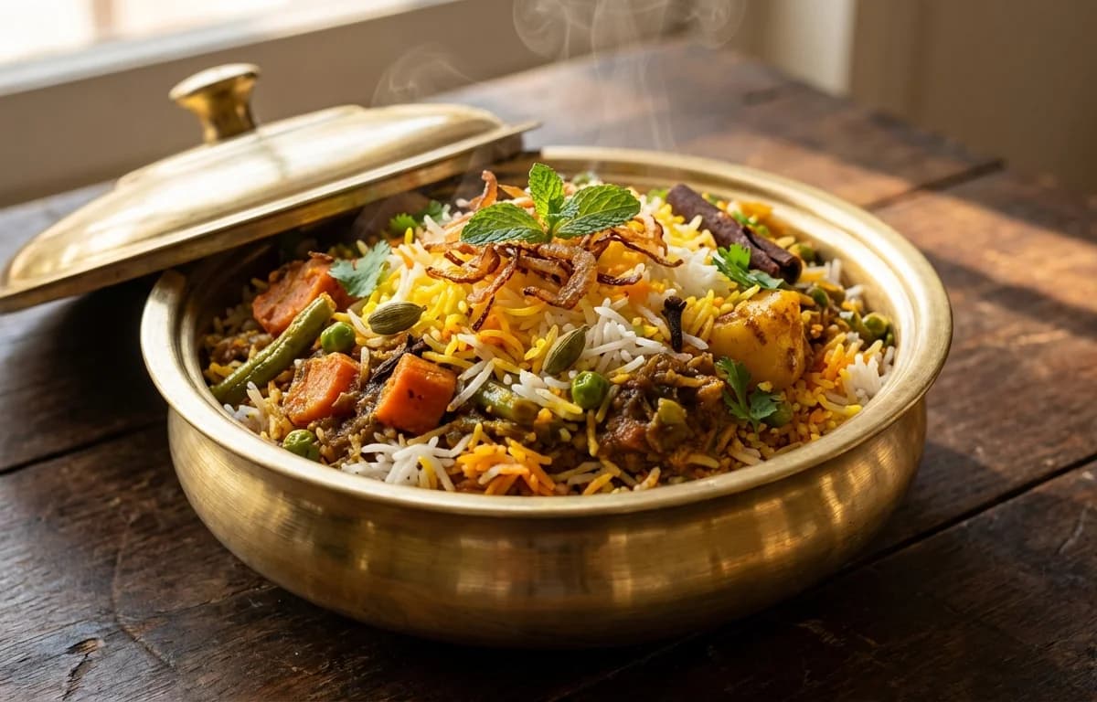 Subz Dum Biryani