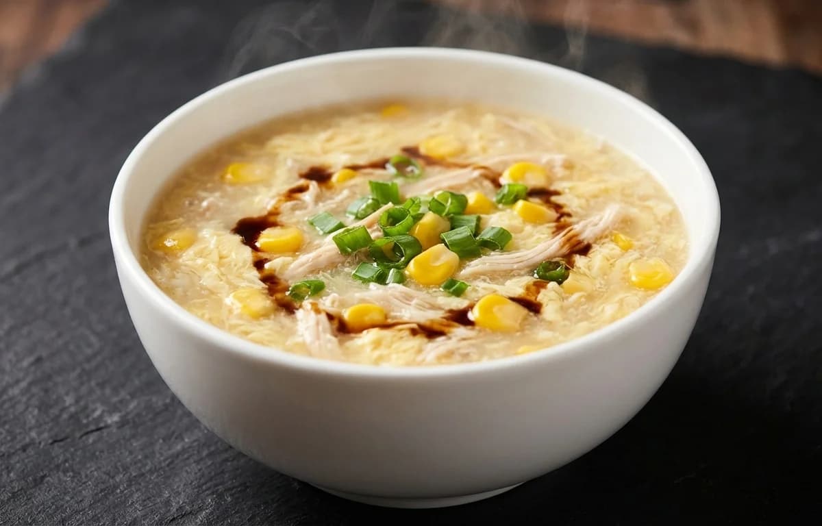 Sweet Corn Chicken Soup