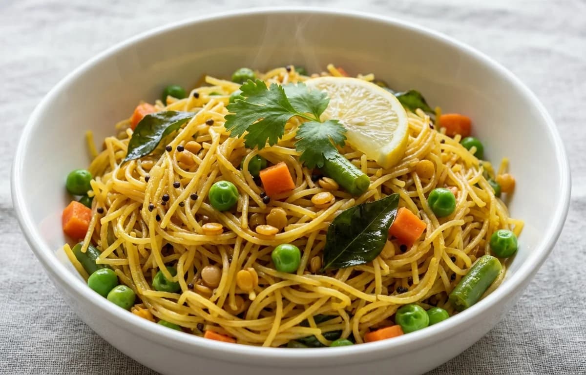 Vegetable Vermicelli Upma