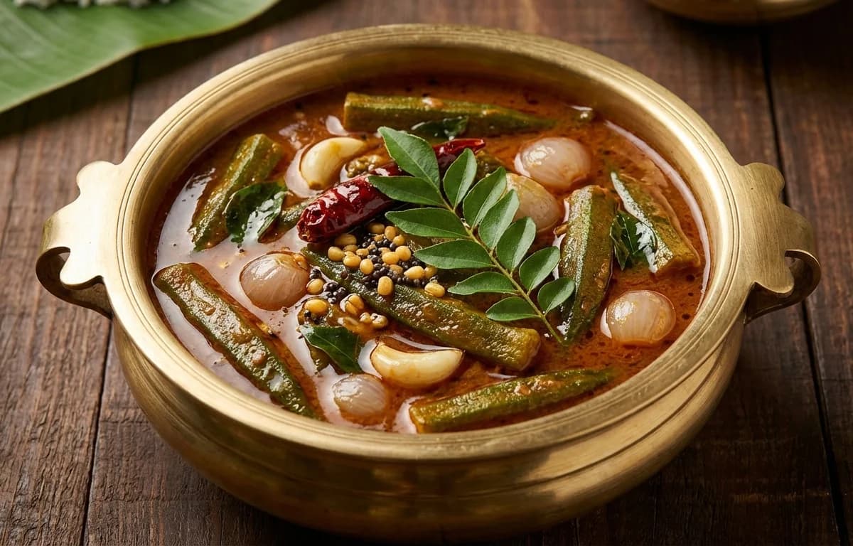 Vendaikkai Puli Kuzhambu